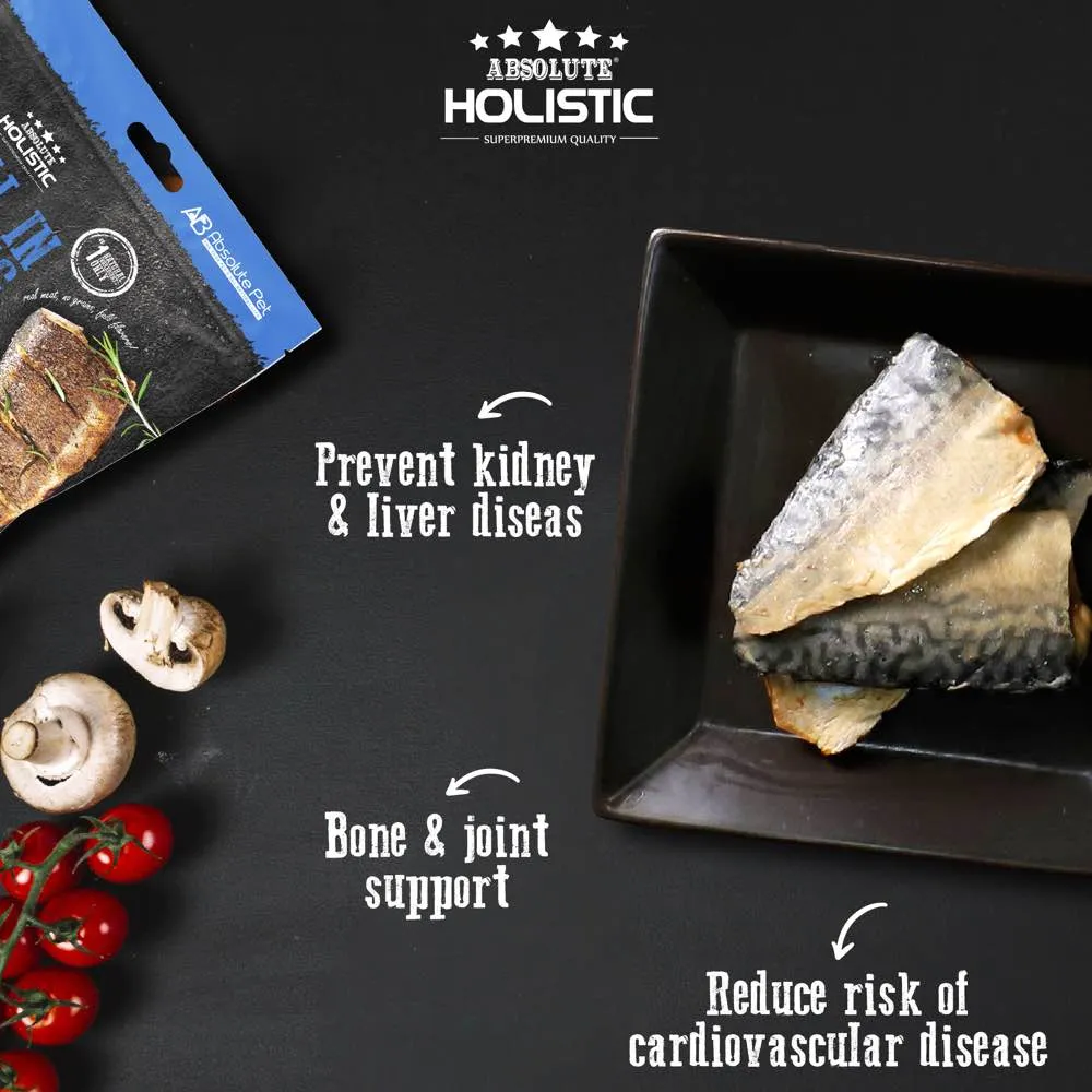 Absolute Holistic Grill In The Bag Sea Fish Grain-Free Treats For Cats & Dogs