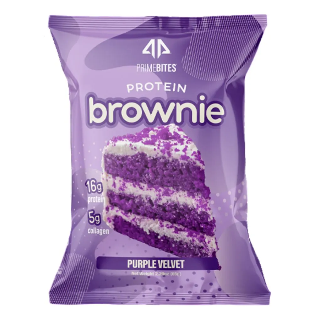Alpha Prime Prime Bites Protein Brownies 12 Box