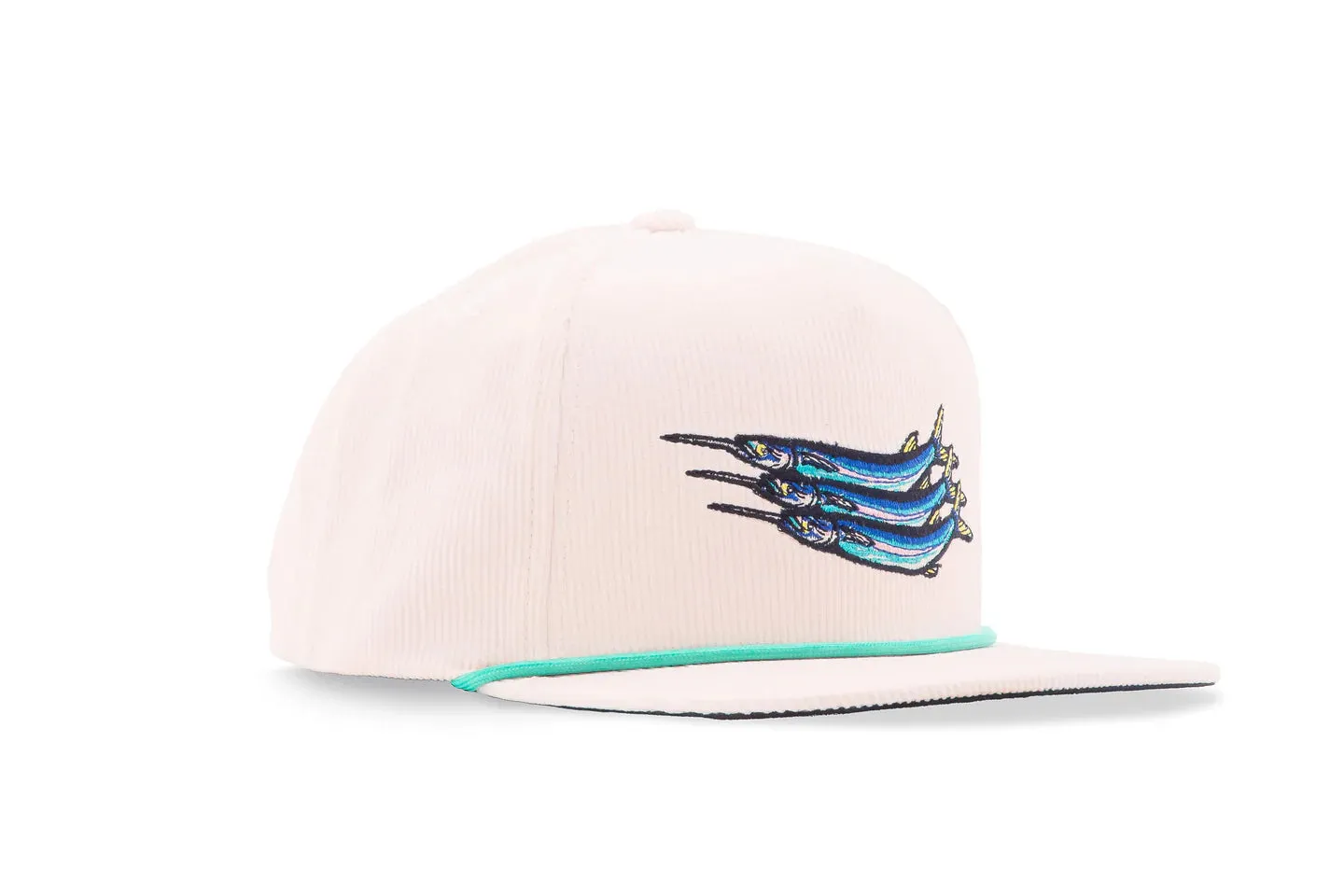 Ballyhoo Flat Brim 6 Panel Corduroy Hat