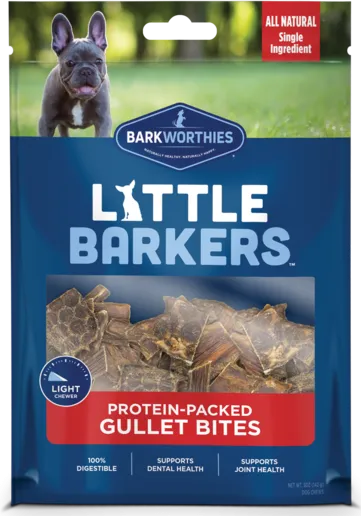 Barkworthies Little Barkers Gullet Bites Dog Treats (5 oz)