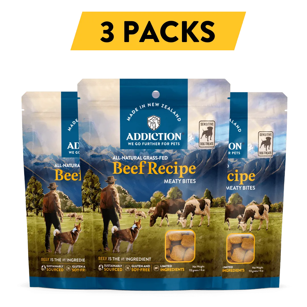 Beef Meaty Bites - Hypoallergenic Dog Treats