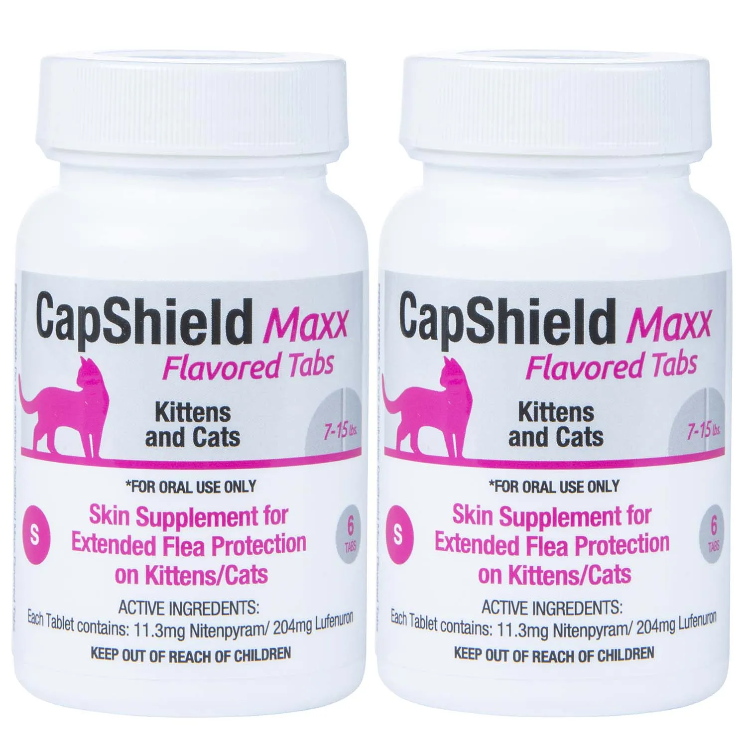 CapShield Maxx Flavored Tabs for Cats, 7-15 lbs