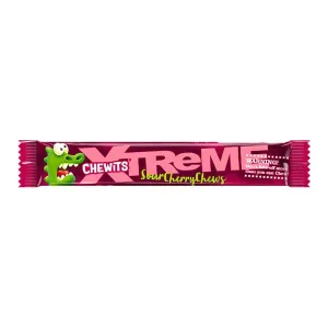  Chewits Xtreme Sour Cherry Chews Candy 34g