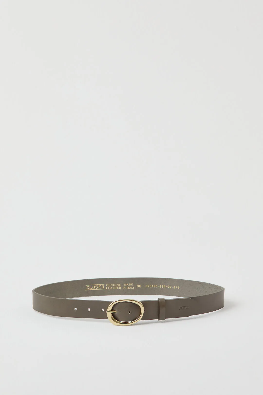 CLOSED Belt with Pin Buckle - Grey Marble