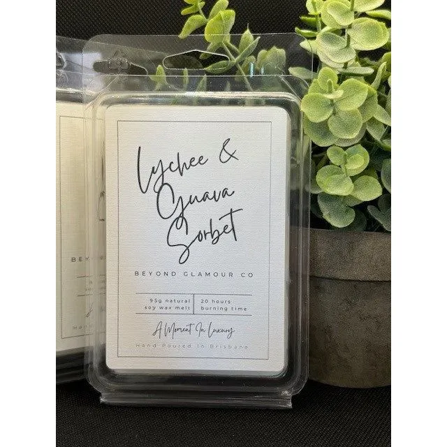 Coconut Soy Wax Melt - Lychee & Guava Sorbet