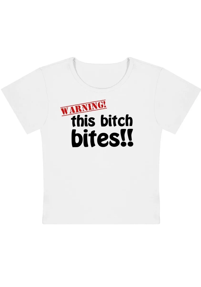 Curvy This Bxtch Bites Baby Tee