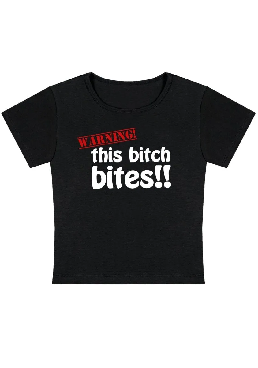Curvy This Bxtch Bites Baby Tee