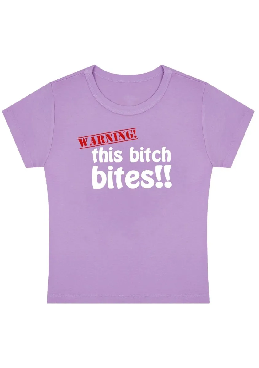 Curvy This Bxtch Bites Baby Tee