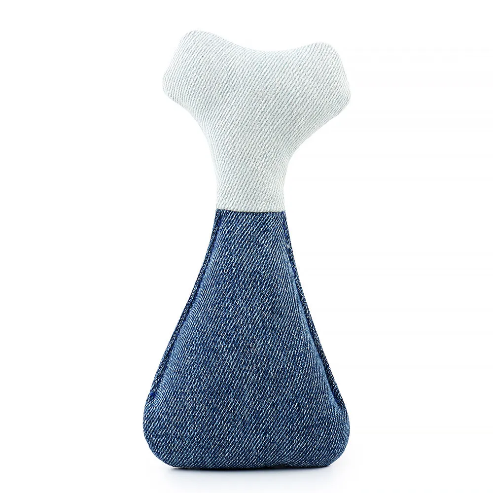 Denim Chicken Leg Pet Toy
