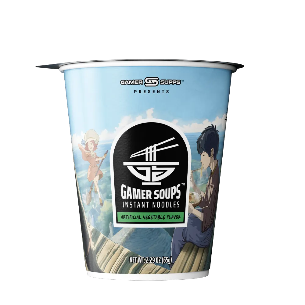 Gamer Soups Instant Noodles - Vegetable (Single Cup)