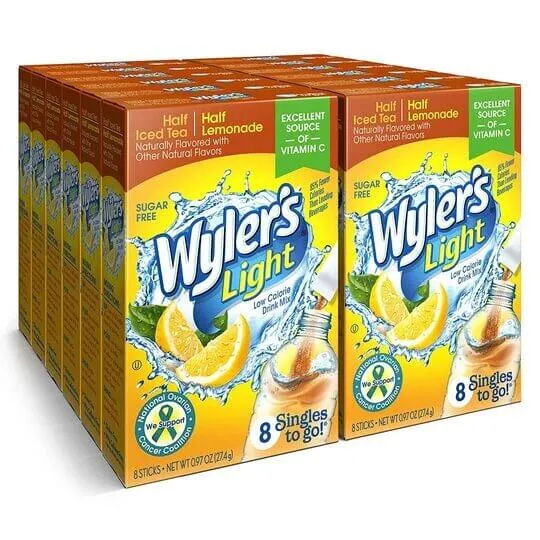 Half Iced Tea and Half Lemonade Sugar-Free Singles To Go Drink Mix