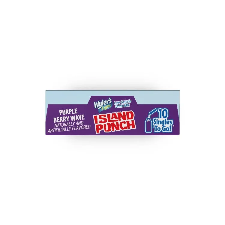 Island Punch Purple Berry Wave Zero-Sugar Singles To Go Drink Mix