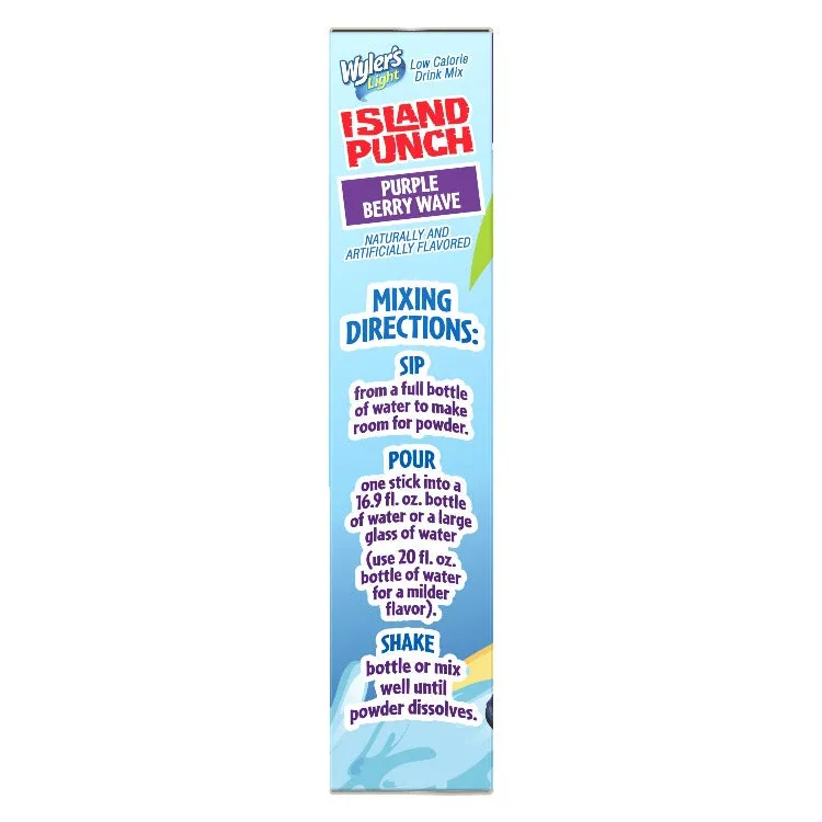 Island Punch Purple Berry Wave Zero-Sugar Singles To Go Drink Mix