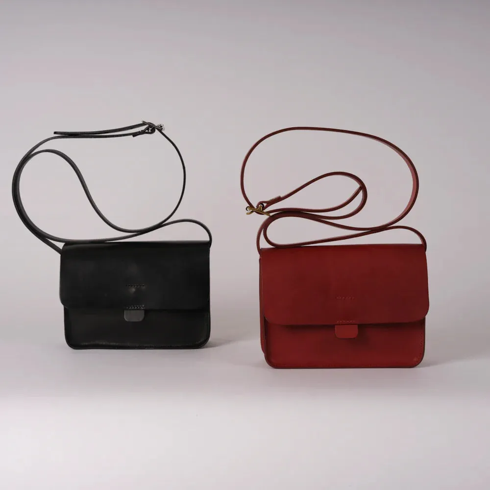 Kate Sheridan Crossbody Tab Handbag in Redcurrant