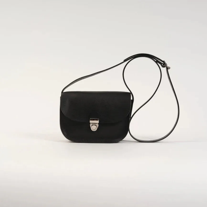 Kate Sheridan Telegram Bag in Black