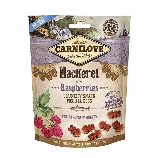 Mackerel with Raspberries Crunchy Treats