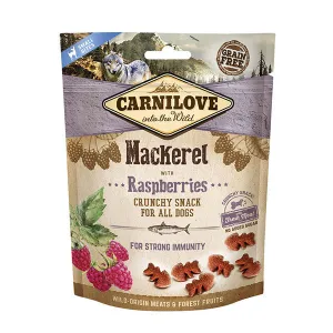 Mackerel with Raspberries Crunchy Treats