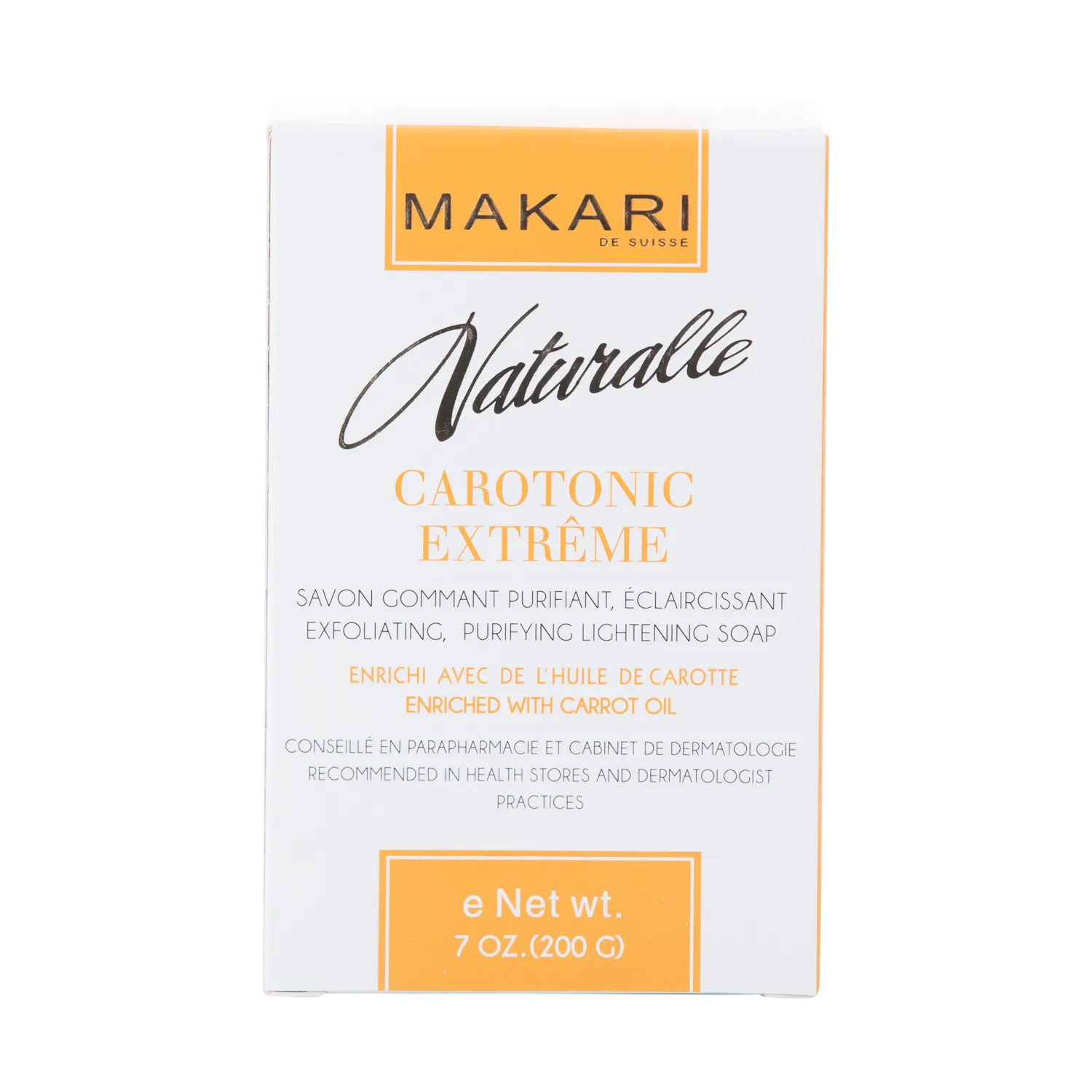 MAKARI NATURALLE  - CAROTONIC EXTREME TONING SOAP / Detoxifies.