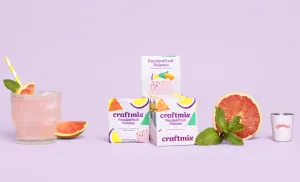 Passionfruit Paloma Cocktail Mocktail Mixer