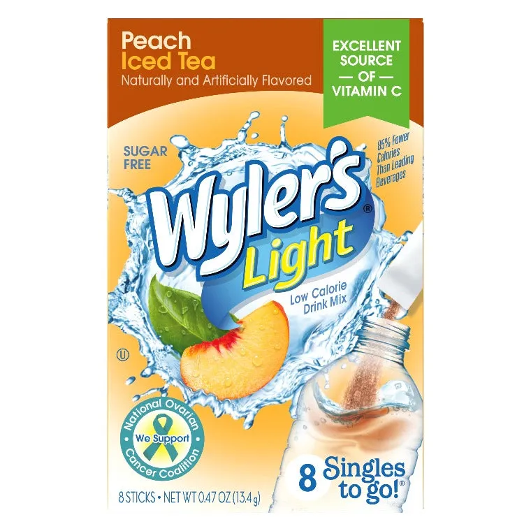 Peach Iced Tea Sugar-Free Singles To Go Drink Mix