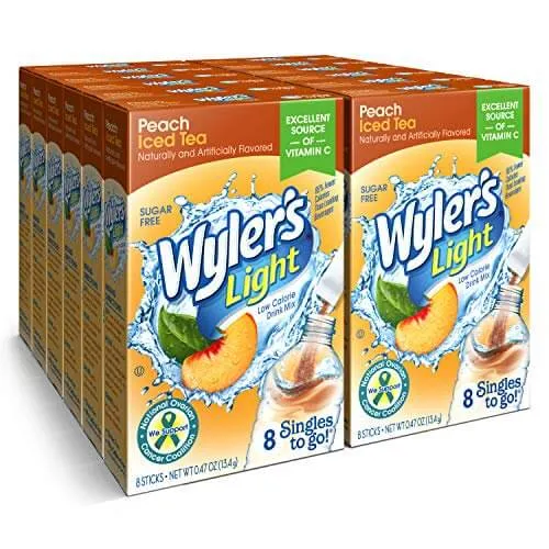 Peach Iced Tea Sugar-Free Singles To Go Drink Mix