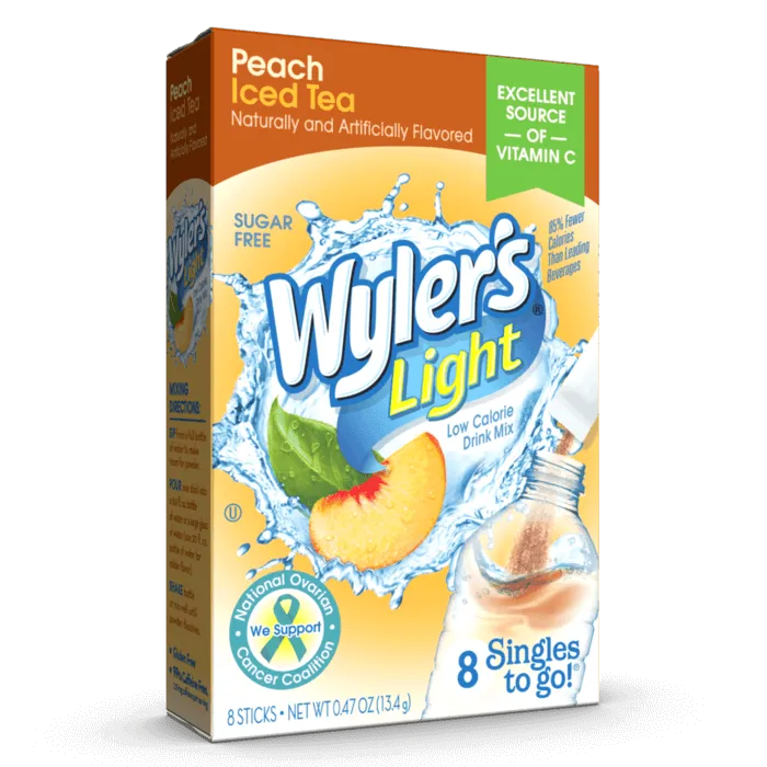 Peach Iced Tea Sugar-Free Singles To Go Drink Mix