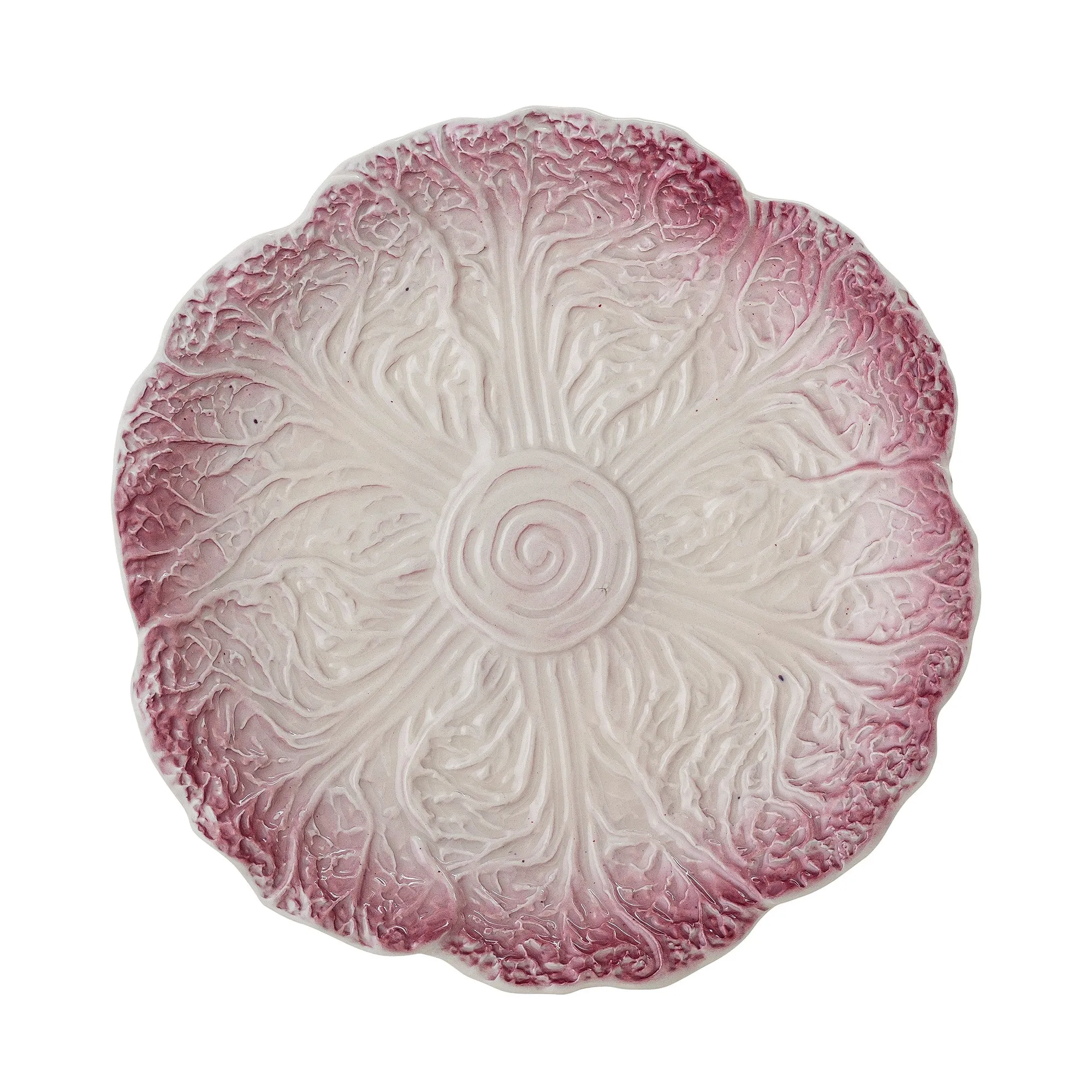 Stoneware Veggie Series - Purple Lettuce Plate