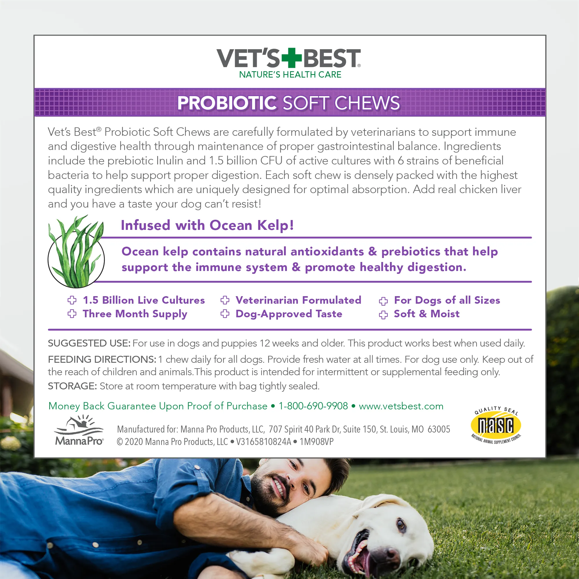 Vet's Best Probiotic Soft Chews 30ct
