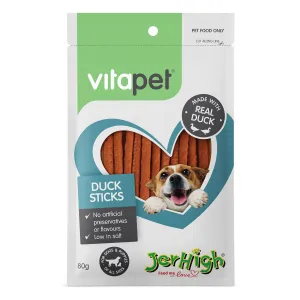 VitaPet Duck Sticks Dog Treats 80g