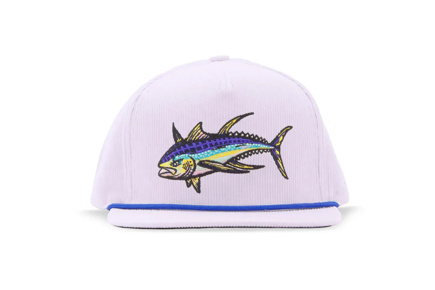 Yellowfin Flat Brim Corduroy Hat - Lavender Purple
